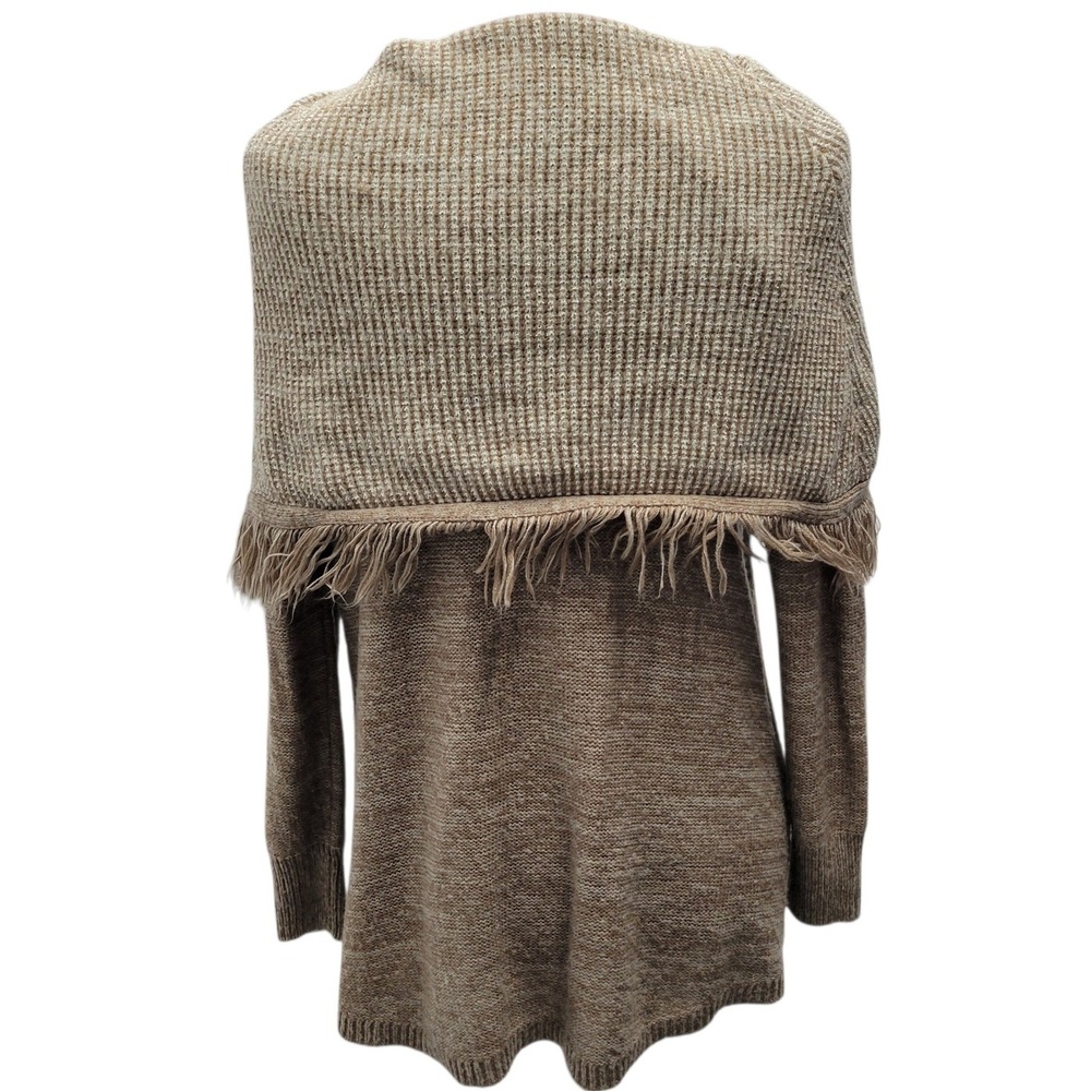 Knox Rose Variegated Fringe Shawl Collar Long sleeve Sweater Tunic J459
Size Sm - Picture 5 of 10